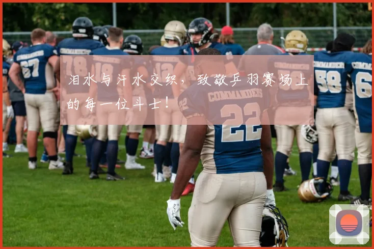 泪水与汗水交织,致敬乒羽赛场上的每一位斗士!